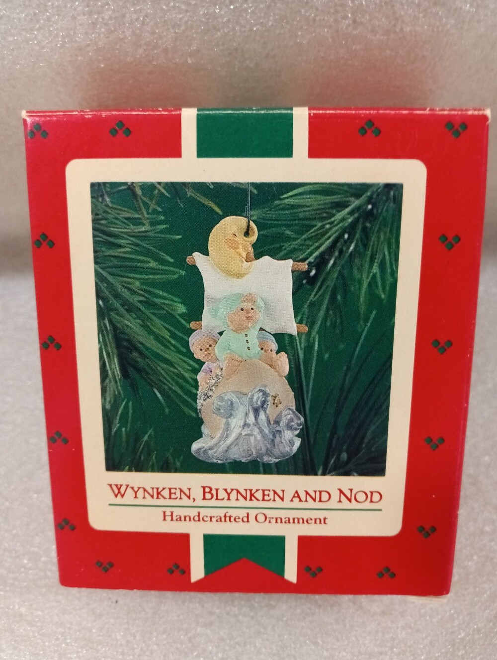 Hallmark Keepsake Ornament 1986 Wynken Blynken And Nod Handcrafted Babies
